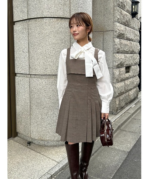 SNIDEL（スナイデル）の「プリーツミニジャンスカ（ワンピース）」 - WEAR