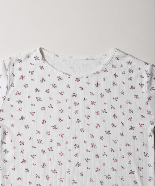 WC（ダブル シー）の「《秋冬新作★》リトルフラワーパターントップス（Tシャツ/カットソー・レディース・ホワイト/ネイビー・FREE）」の19枚目の写真