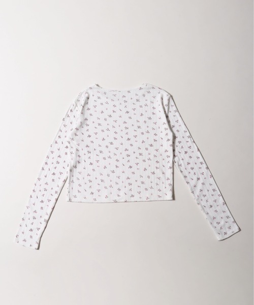 WC（ダブル シー）の「《秋冬新作★》リトルフラワーパターントップス（Tシャツ/カットソー・レディース・ホワイト/ネイビー・FREE）」の22枚目の写真