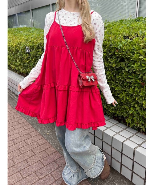 WC（ダブル シー）の「《秋冬新作★》リトルフラワーパターントップス（Tシャツ/カットソー・レディース・ホワイト/ネイビー・FREE）」の8枚目の写真