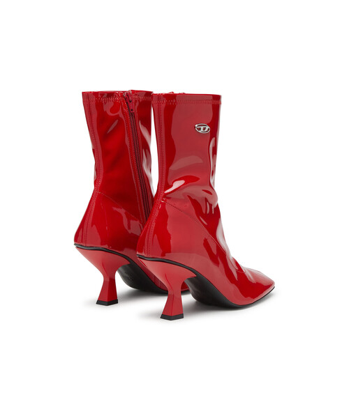 DIESEL(ディーゼル)の「ウィメンズ ショートブーツ AMBER D-AMBER MD BT S(ブーツ・レディース・ブラック/レッド・36/39/38/40/37/35)」の3枚目の写真