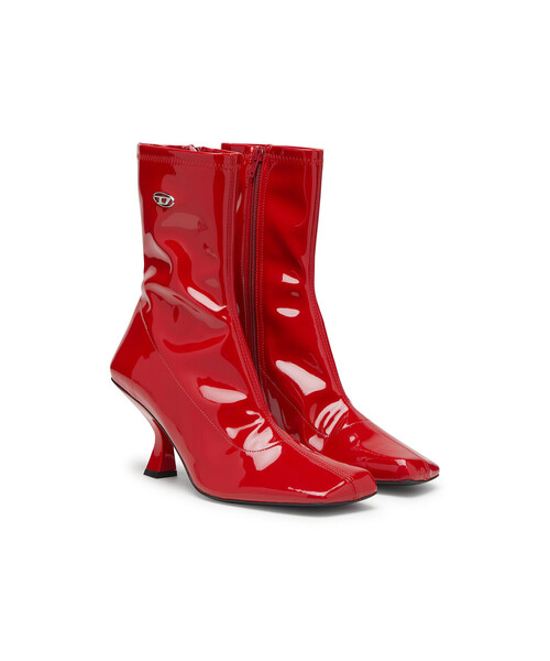 DIESEL(ディーゼル)の「ウィメンズ ショートブーツ AMBER D-AMBER MD BT S(ブーツ・レディース・ブラック/レッド・36/39/38/40/37/35)」の5枚目の写真