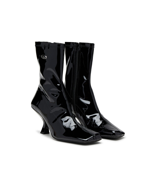 DIESEL(ディーゼル)の「ウィメンズ ショートブーツ AMBER D-AMBER MD BT S(ブーツ・レディース・ブラック/レッド・36/39/38/40/37/35)」の10枚目の写真