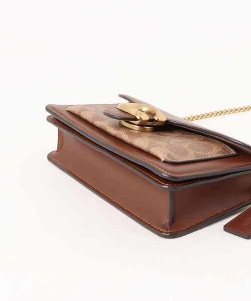 タビー チェーン クロスボディ バッグ 19・シグネチャー キャンバス