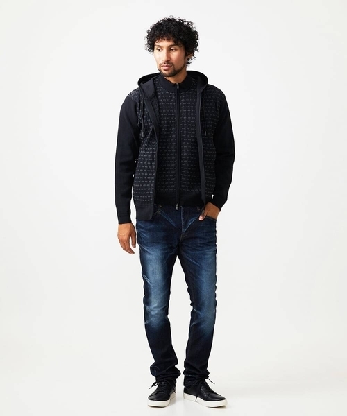 MICHEL KLEIN HOMME (ミッシェルクランオム)の「【セットアップ】ニットベスト(ベスト・メンズ・ブラック/ライトグレー/ブラウン・MEDIUM/LARGE/X-LARGE)」の16枚目の写真