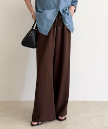 fredy emue | 【リピーター続出！/高身長サイズあり】とろみWarmストレートイージーパンツ(その他パンツ)