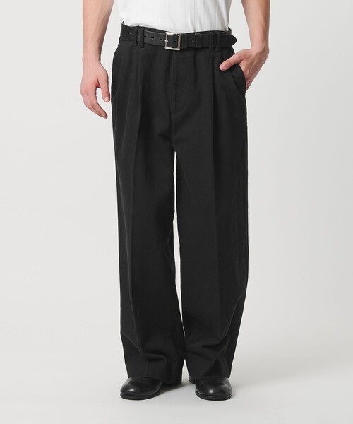 MONKEY TIME（モンキータイム）の「エイジレス デニム 2P ワイド ストレート パンツ（デニムパンツ・メンズ・ネイビー/ブラック・S/M/L/XL）」の2枚目の写真