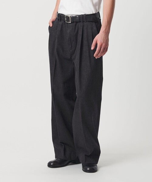 モンキータイム（monkey time）/エイジレス デニム 2P ワイド ストレート パンツ セール】エイジレス デニム 2P ワイド ストレート パンツ（デニム