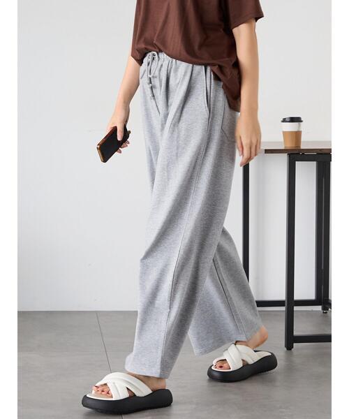 ehka sopo（エヘカソポ）の「カットタックパンツ（その他パンツ・レディース・ブラック/グレー/オフホワイト・F）」の11枚目の写真