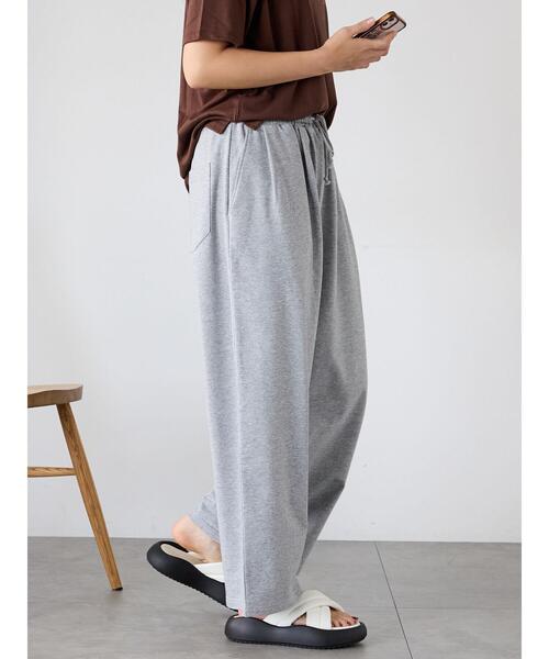 ehka sopo（エヘカソポ）の「カットタックパンツ（その他パンツ・レディース・ブラック/グレー/オフホワイト・F）」の13枚目の写真