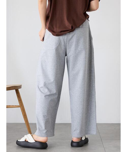 ehka sopo（エヘカソポ）の「カットタックパンツ（その他パンツ・レディース・ブラック/グレー/オフホワイト・F）」の14枚目の写真