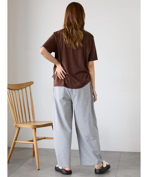 ehka sopo（エヘカソポ）の「カットタックパンツ（その他パンツ・レディース・ブラック/グレー/オフホワイト・F）」の18枚目の写真