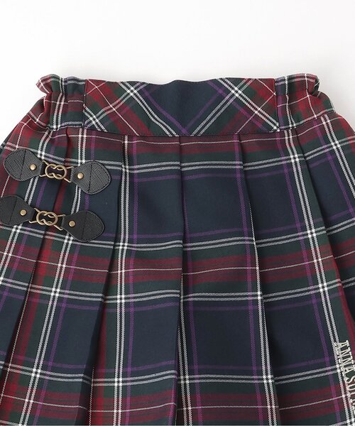 アナスイミニ　140  チェック　ビスチェ　長袖　プリーツスカパン　スカート チェックスカパン（その他） | ANNA SUI mini（アナ スイ・ミニ