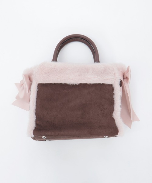 セール】レースアップムートンバッグ（ショルダーバッグ）｜axes femme