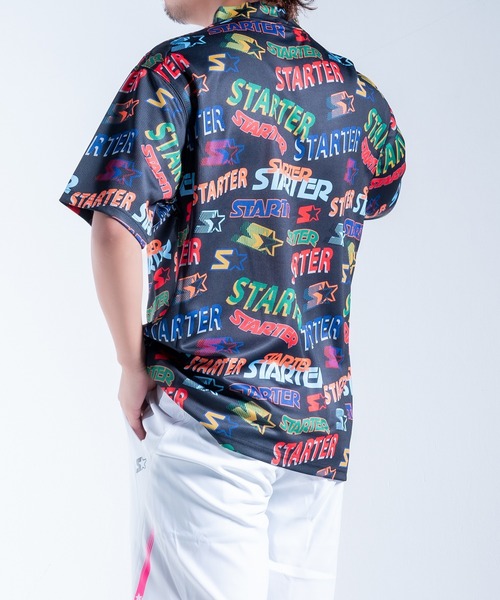 STARTER(スターター)の「《STARTER GOLF》スターターゴルフ STARTERロゴパターン 総柄モックネック半袖Tシャツメンズ レディース ユニセックス SG-123003(Tシャツ/カットソー・メンズ・ピンク/ブラック/ホワイト・XL/L/M/XS)」の11枚目の写真