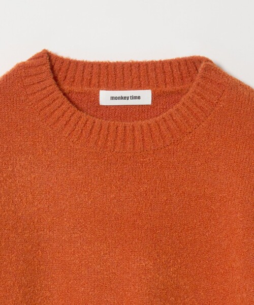 セール】ウール ナイロン ループヤーン クルーネック（ニット/セーター