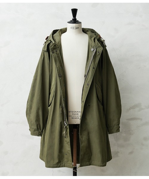 WAIPER.inc（ワイパーインク）の「WAIPER.inc 米軍 M-51 フィッシュテールパーカー モッズコート【WP1109】（ミリタリージャケット・メンズ・オリーブ/ブラック・XS/S/M）」の8枚目の写真