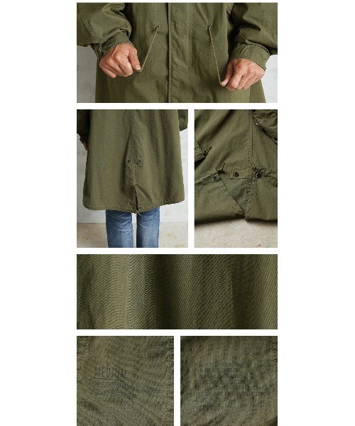 WAIPER.inc 米軍 M-51 フィッシュテールパーカー モッズコート【WP1109