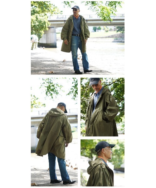 【インゲン】ヒステリックグラマー　フィッシュテール ミリタリーモッズコート HOUSTON モッズコート メンズ ヒューストン M-51パーカ アウター