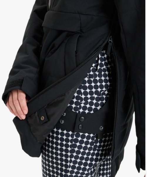 ROXY（ロキシー）の「RADIANT LINES OVERHE/ロキシースキースノーボードアノラックジャケット（マウンテンパーカー・レディース・ブラック/イエロー・MEDIUM/LARGE/SMALL）」の14枚目の写真