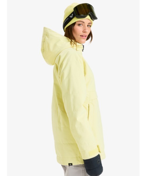 ROXY（ロキシー）の「RADIANT LINES OVERHE/ロキシースキースノーボードアノラックジャケット（マウンテンパーカー・レディース・ブラック/イエロー・MEDIUM/LARGE/SMALL）」の8枚目の写真