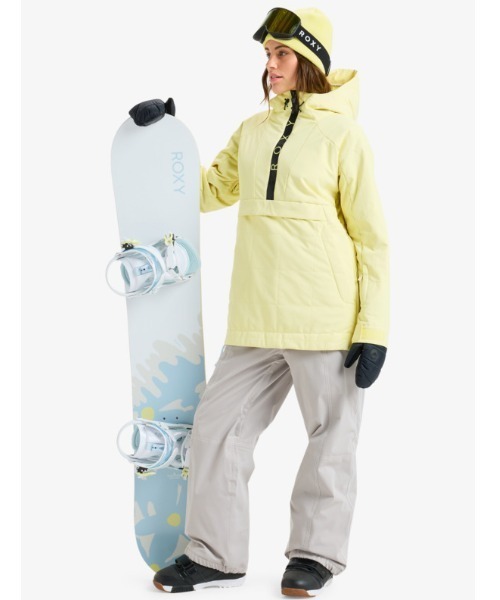 ROXY（ロキシー）の「RADIANT LINES OVERHE/ロキシースキースノーボードアノラックジャケット（マウンテンパーカー・レディース・ブラック/イエロー・MEDIUM/LARGE/SMALL）」の9枚目の写真