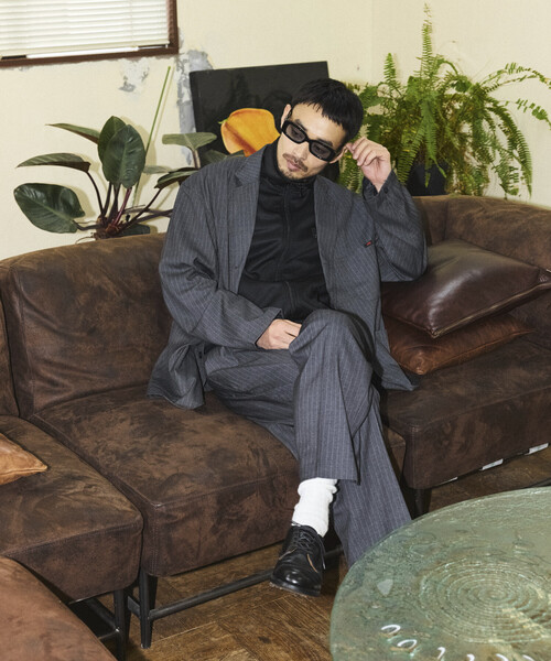 RED KAP（レッドキャップ）の「RED KAP/レッドキャップ 別注 SMU PT-38 SETUP 2TUCK TR WIDE PANTS/リラックスフィット/【セットアップ対応】（スラックス・メンズ・チャコールグレー/ブラック/その他13/ダークグレー・SMALL/MEDIUM/LARGE）」の5枚目の写真