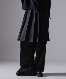 DAESE TOKYO（デセトウキョウ）の「『DAESE TOKYO/デセトウキョウ』TRツイル ラッププリーツスカート付きパンツ（スラックス）」