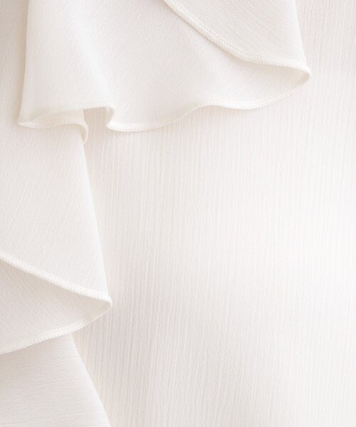 grove(グローブ)の「袖プリーツフロントフリルブラウス(シャツ/ブラウス・レディース・ブラック/オフホワイト/ブラック系1・02/03/05/04/01)」の16枚目の写真