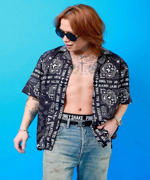 PINKY SHAKE(ピンキーシェイク)の「RJ western shirt(シャツ/ブラウス・メンズ・ブラック/カーキ・MEDIUM/LARGE/X-LARGE)」の17枚目の写真