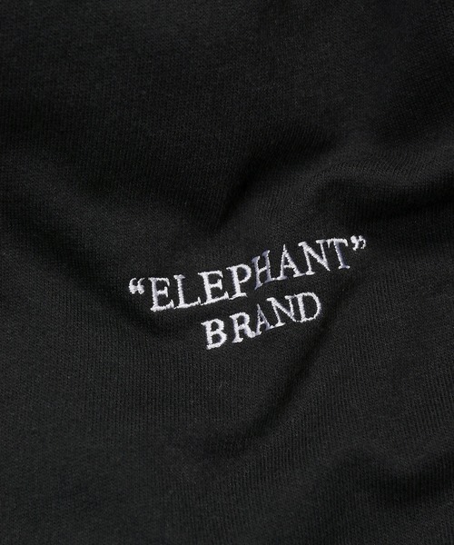 The DUFFER of ST.GEORGE(ザダファーオブセントジョージ)の「ELEPHANT BRAND×DUFFER 3/4 SLEEVE CREW :エレファントブランド別注 7分袖スウェット(スウェット・メンズ・グレー/ブラック・X-LARGE/LARGE/MEDIUM/SMALL)」の3枚目の写真