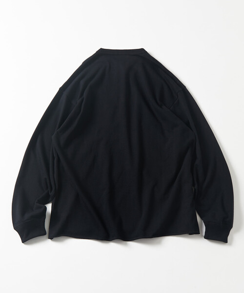 FREAK'S STORE(フリークスストア)の「SAUVENIR/サウベニア 別注 L/S KANNAIGI by Healthknit/裏毛/長袖館内着/ヘルスニット/セットアップ(ルームウェア/パジャマ・メンズ・グレー/ブラック・SMALL/MEDIUM/LARGE)」の18枚目の写真