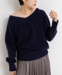 NOLLEY’S Sophi | ヘアリー2WAYプルオーバーニット(ニット/セーター)