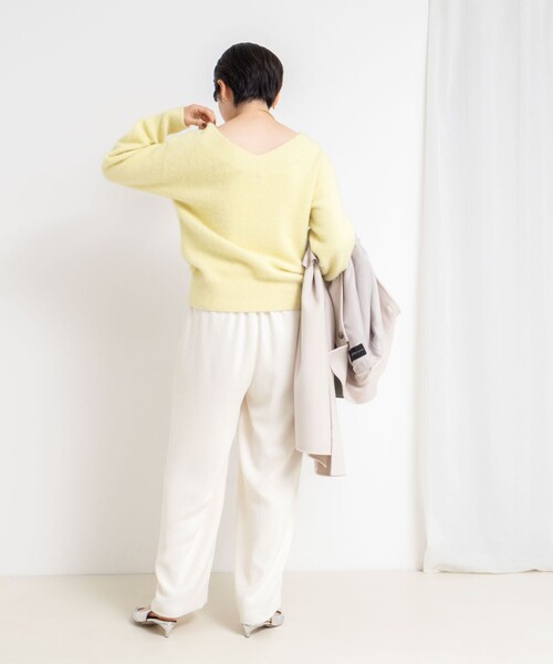 セール】ヘアリー2WAYプルオーバーニット（ニット/セーター