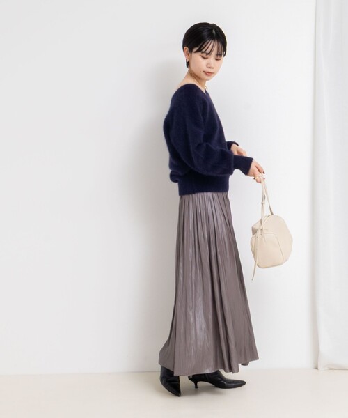 【専用】ノーリーズ　大人気ヘアリーニット　美品 2WAY セール】ヘアリー2WAYプルオーバーニット（ニット/セーター