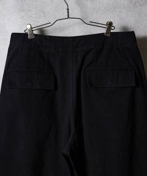 VINTAGE STONE WASH BELTED WIDE PANTS / ヴィンテージ