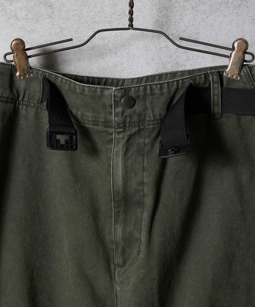 NUMBER (N)INE（ナンバーナイン）の「VINTAGE STONE WASH BELTED WIDE PANTS / ヴィンテージ ウォッシュ バックル ベルト ワイド パンツ（その他パンツ・メンズ・チャコール/ブラック/オリーブ・2/3/4）」の17枚目の写真