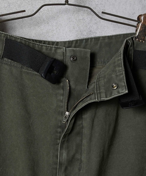 NUMBER (N)INE（ナンバーナイン）の「VINTAGE STONE WASH BELTED WIDE PANTS / ヴィンテージ ウォッシュ バックル ベルト ワイド パンツ（その他パンツ・メンズ・チャコール/ブラック/オリーブ・2/3/4）」の18枚目の写真