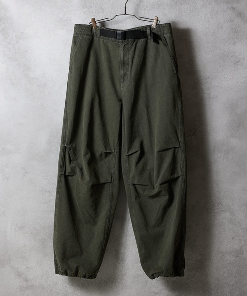 NUMBER (N)INE（ナンバーナイン）の「VINTAGE STONE WASH BELTED WIDE PANTS / ヴィンテージ ウォッシュ バックル ベルト ワイド パンツ（その他パンツ・メンズ・チャコール/ブラック/オリーブ・2/3/4）」の13枚目の写真