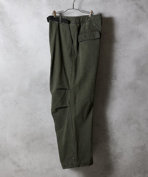 NUMBER (N)INE（ナンバーナイン）の「VINTAGE STONE WASH BELTED WIDE PANTS / ヴィンテージ ウォッシュ バックル ベルト ワイド パンツ（その他パンツ・メンズ・チャコール/ブラック/オリーブ・2/3/4）」の14枚目の写真