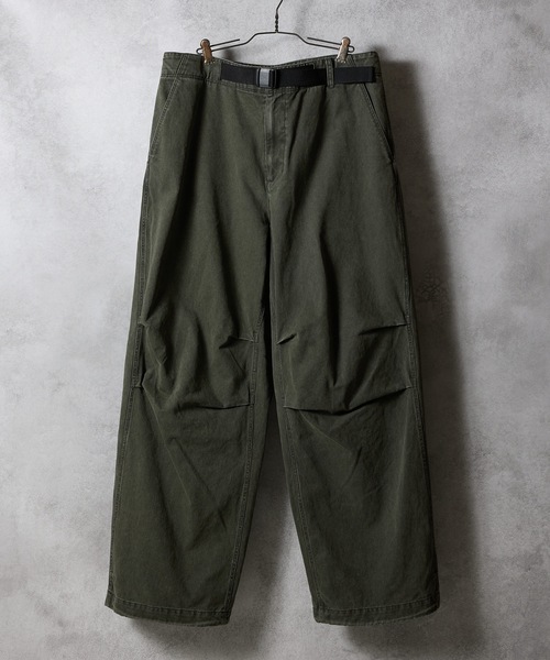 NUMBER (N)INE（ナンバーナイン）の「VINTAGE STONE WASH BELTED WIDE PANTS / ヴィンテージ ウォッシュ バックル ベルト ワイド パンツ（その他パンツ・メンズ・チャコール/ブラック/オリーブ・2/3/4）」の12枚目の写真