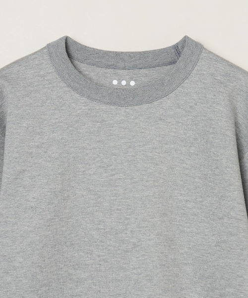 three dots(スリードッツ)の「ダンボールスウェット クルーネック(スウェット・メンズ・ブラウン/ダークブラウン・SMALL/MEDIUM/LARGE)」の4枚目の写真