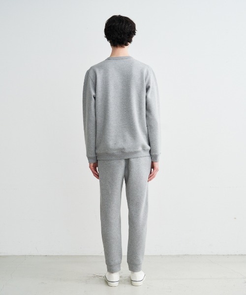 three dots(スリードッツ)の「ダンボールスウェット クルーネック(スウェット・メンズ・ブラウン/ダークブラウン・SMALL/MEDIUM/LARGE)」の10枚目の写真