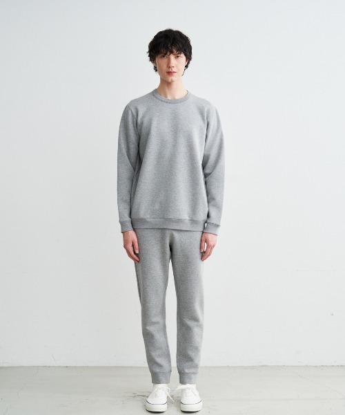 three dots(スリードッツ)の「ダンボールスウェット クルーネック(スウェット・メンズ・ブラウン/ダークブラウン・SMALL/MEDIUM/LARGE)」の8枚目の写真