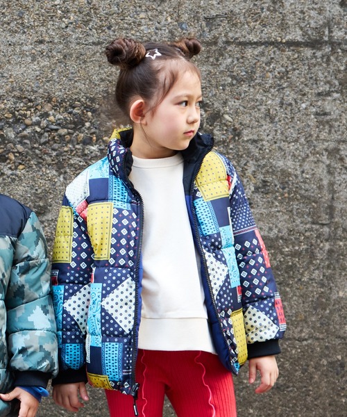 MARKEY'S(마키즈)의 「【머신 워셔블】리버시블 총무늬 스탠드 칼라 블루존(블루존)」|네이비