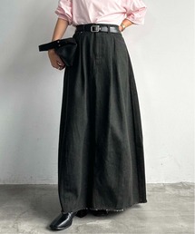 1chaku. | カットオフバレルデニムスカート(デニムスカート)