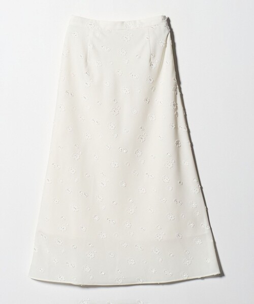 UNITED ARROWS(ユナイテッドアローズ)の「サテン フラワー ジャガード ロングスカート(スカート・レディース・ダークグレー/オフホワイト/ダークブラウン・38/36)」の15枚目の写真