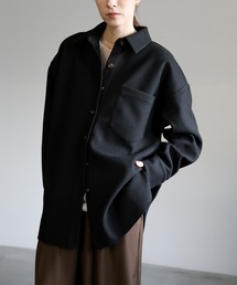 select MOCA | フェイクウールシャツジャケット(カバーオール)