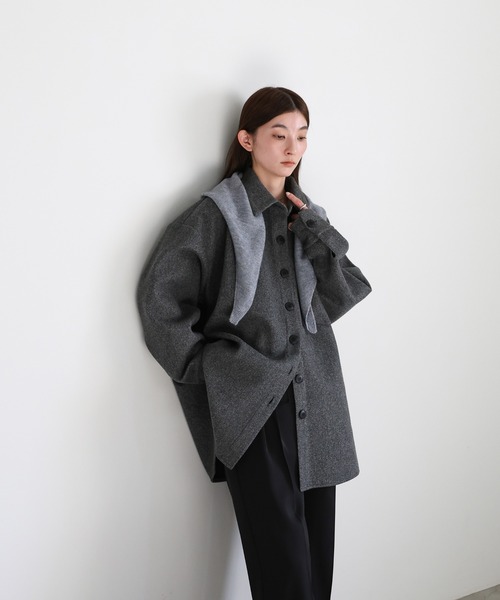 8 YARDS 襟付きプルオーバー☆モカグレー☆XL☆新品未使用☆ 新品 8