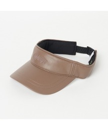 VIVA HEART（ビバハート）の「【VIVA HEART/GOLF】PUレザー サンバイザー（サンバイザー）」